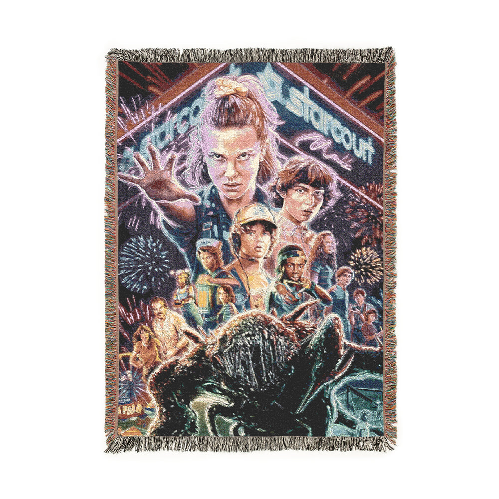 Hand Woven Stranger Things Blanket